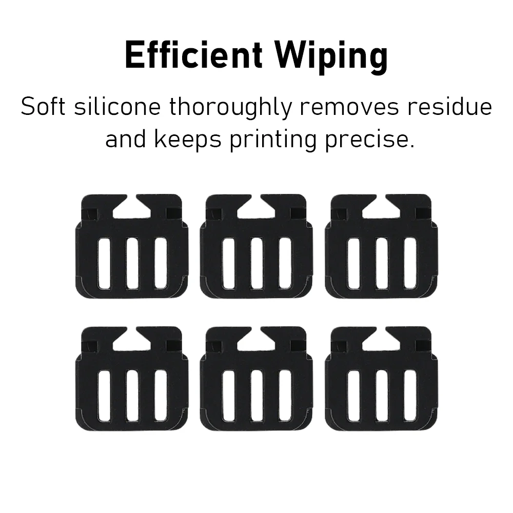 Nozzle Wiping Pad for Bambu Lab X2D / P2S 3D Printer Purge Wiper Pad Silicone Cleaning Replacement Parts