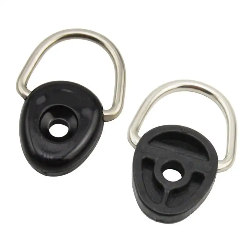 D Ring Anchor 2pcs Rust-Proof Backrest Buckles Stainless Stee D Ring Strapping Hooks Kayak Replacement Parts Multifunctional Tie