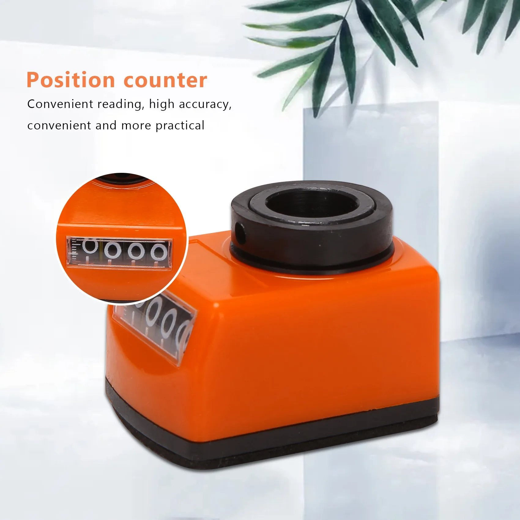 1PCS 14mm Position Indicator Counter 4-Digit Position Display Digital Position Indicator Machine Tool Industrial Counter