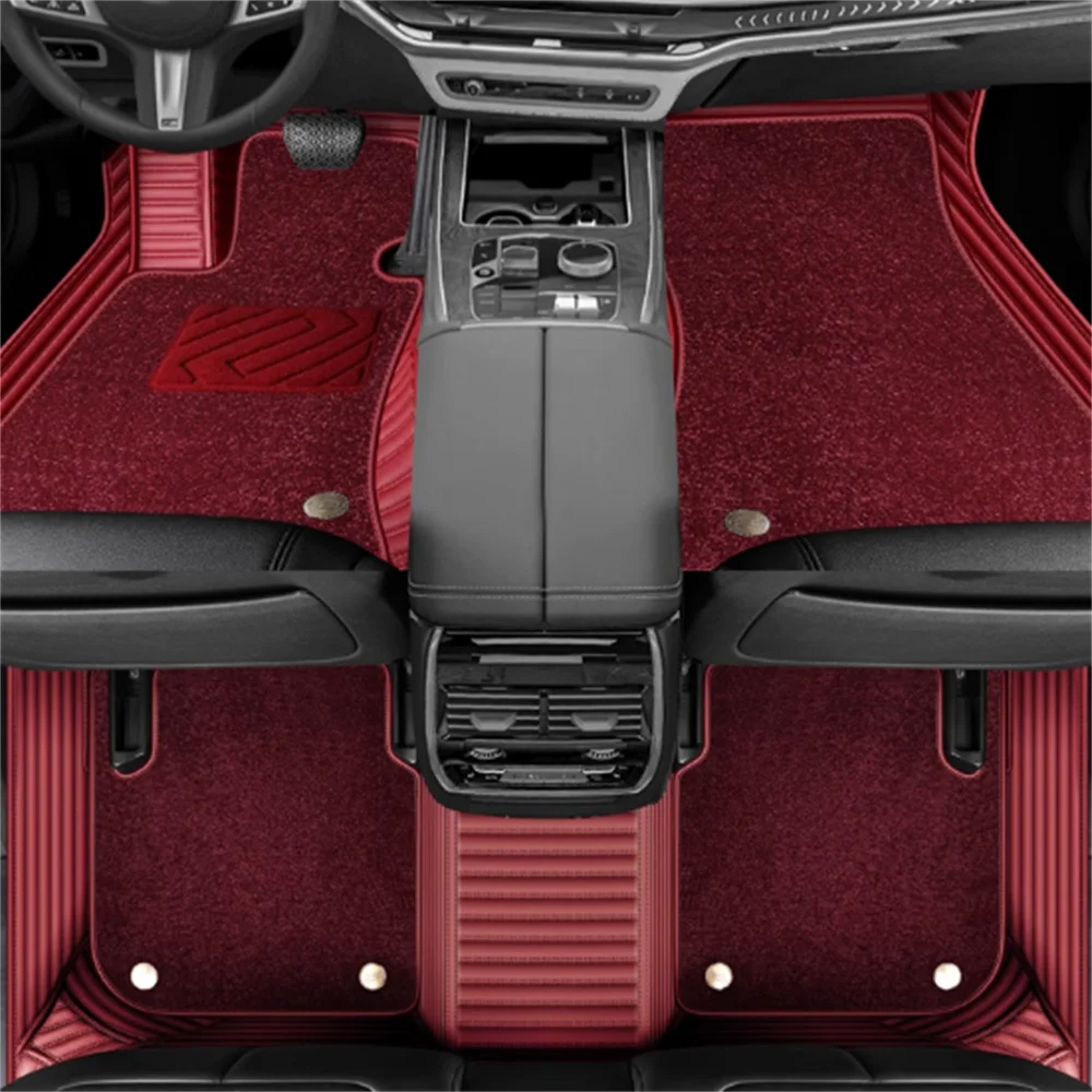 5D Custom Car Floor Mats For Dodge Avenger 2007-2014 Years Auto Carpets Double Layer Foot Coche Floor Liners Blanket