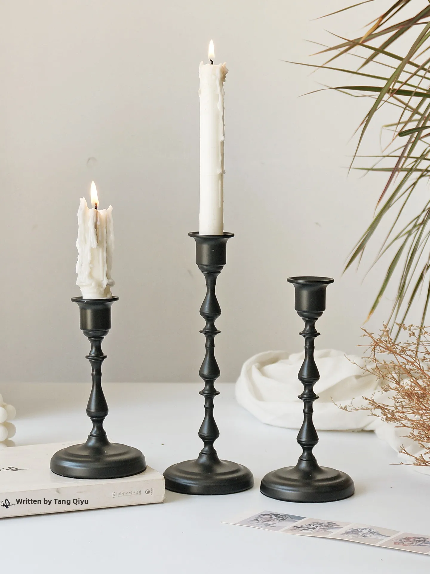 

Декоративная подставка для свечей из состаренного железа для дома, столовой, гостиной, романтического освещения и фотосессий