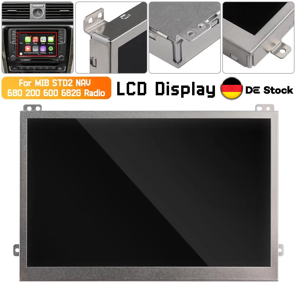 

Replacement for TDO-WVGA0633F00045 LHD 6.5-Inch 6.33-Inch For VW MIB200 682 684 680 Central Control LCD Display Screen DE Ship