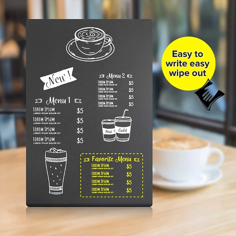 Chalk Board Sign Message Card Signs Wet Erase Sign Wedding Favours Menu Board Table Name Board QXNF
