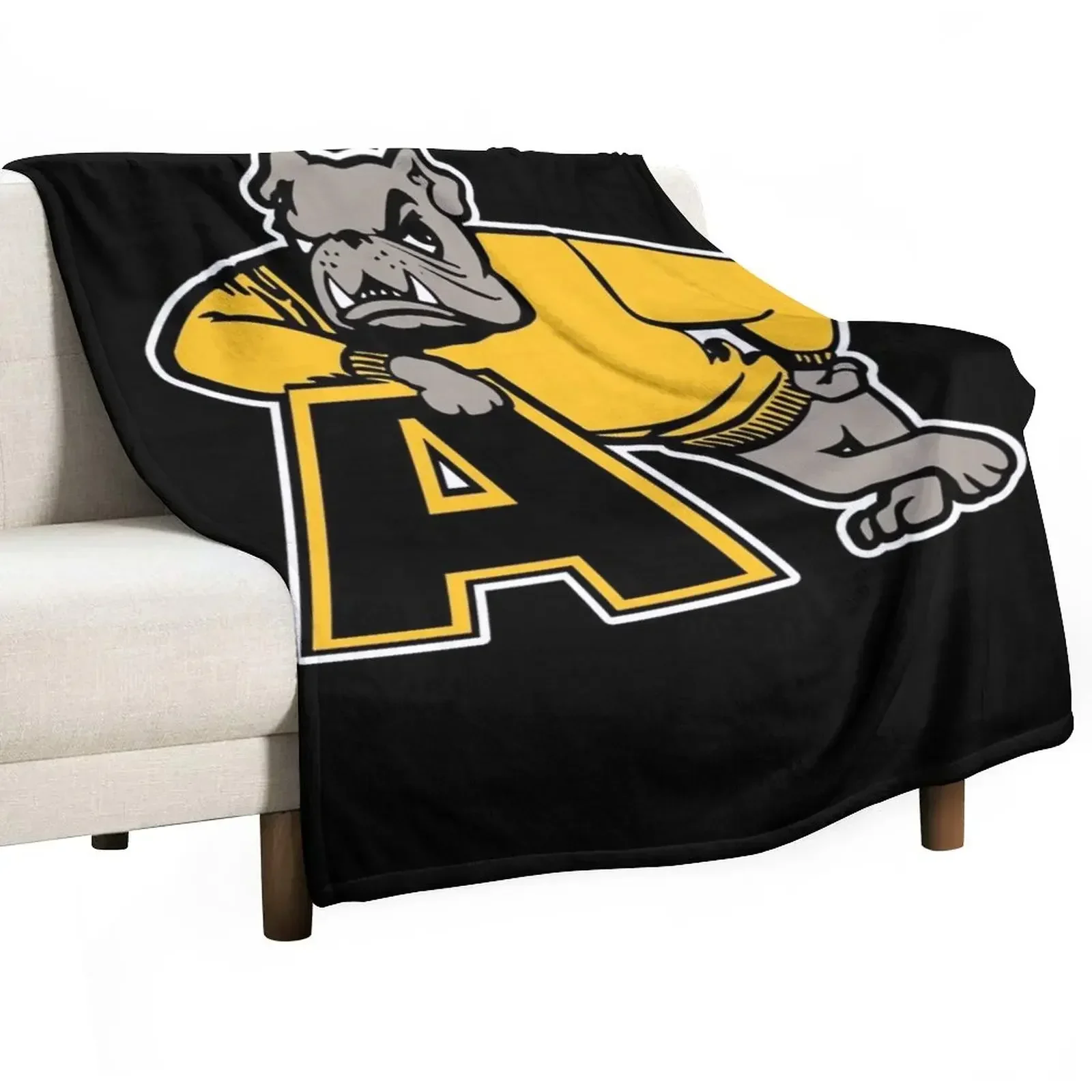 

adrian college Throw Blanket warm for winter manga Retros Blankets