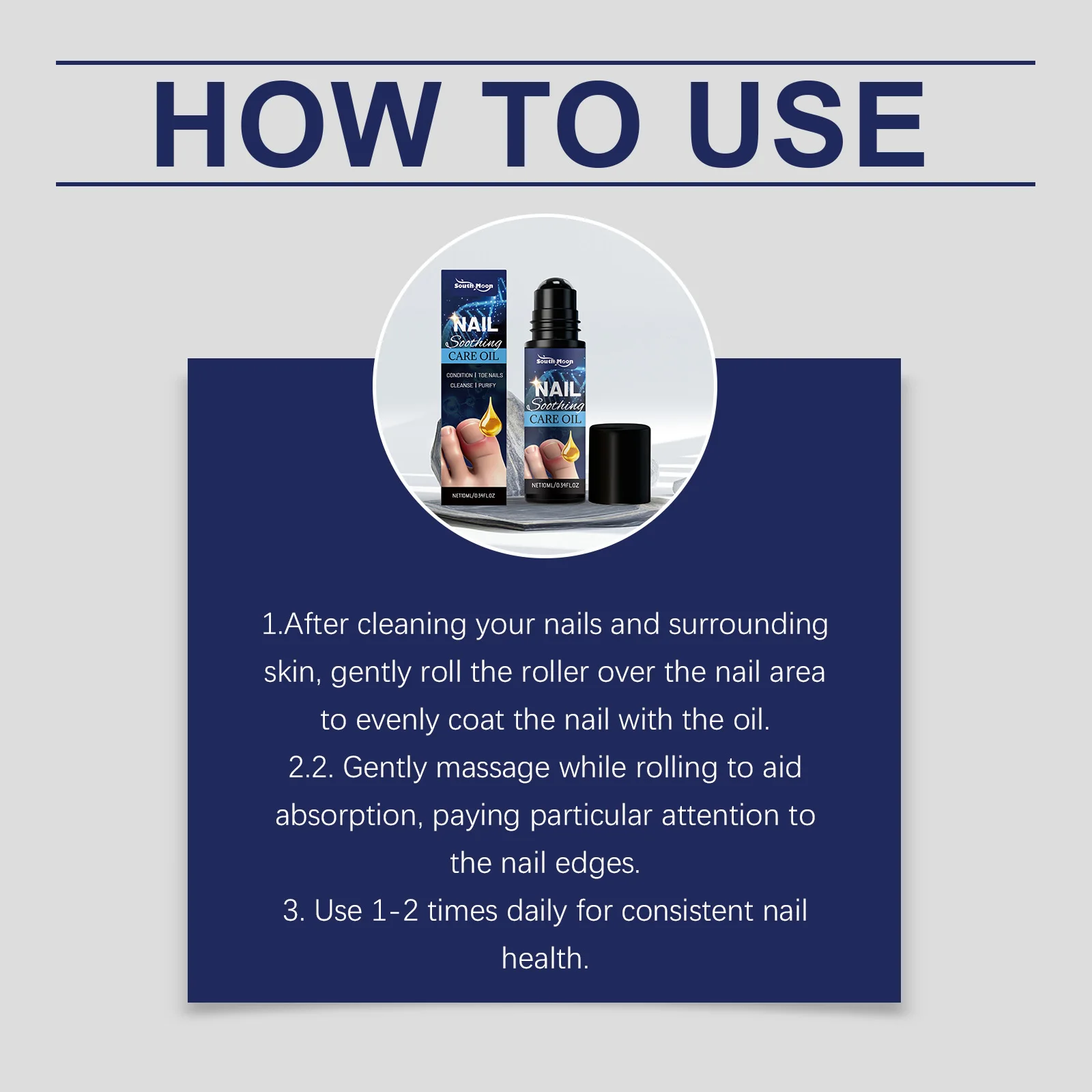 Nail Care Essence Oil - Improves Nail Fungus, Daily Gentle Nourishing, Smooth and Moisturizing Nail Care Oil