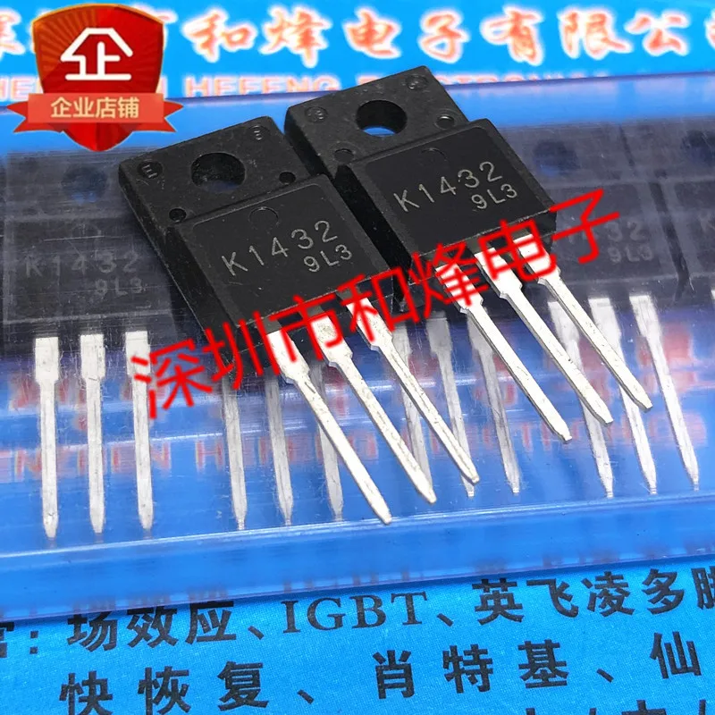 5PCS-10PCS K1432 2SK1432  TO-220F 100V 25A  Transistor On stock Quality Guarantee