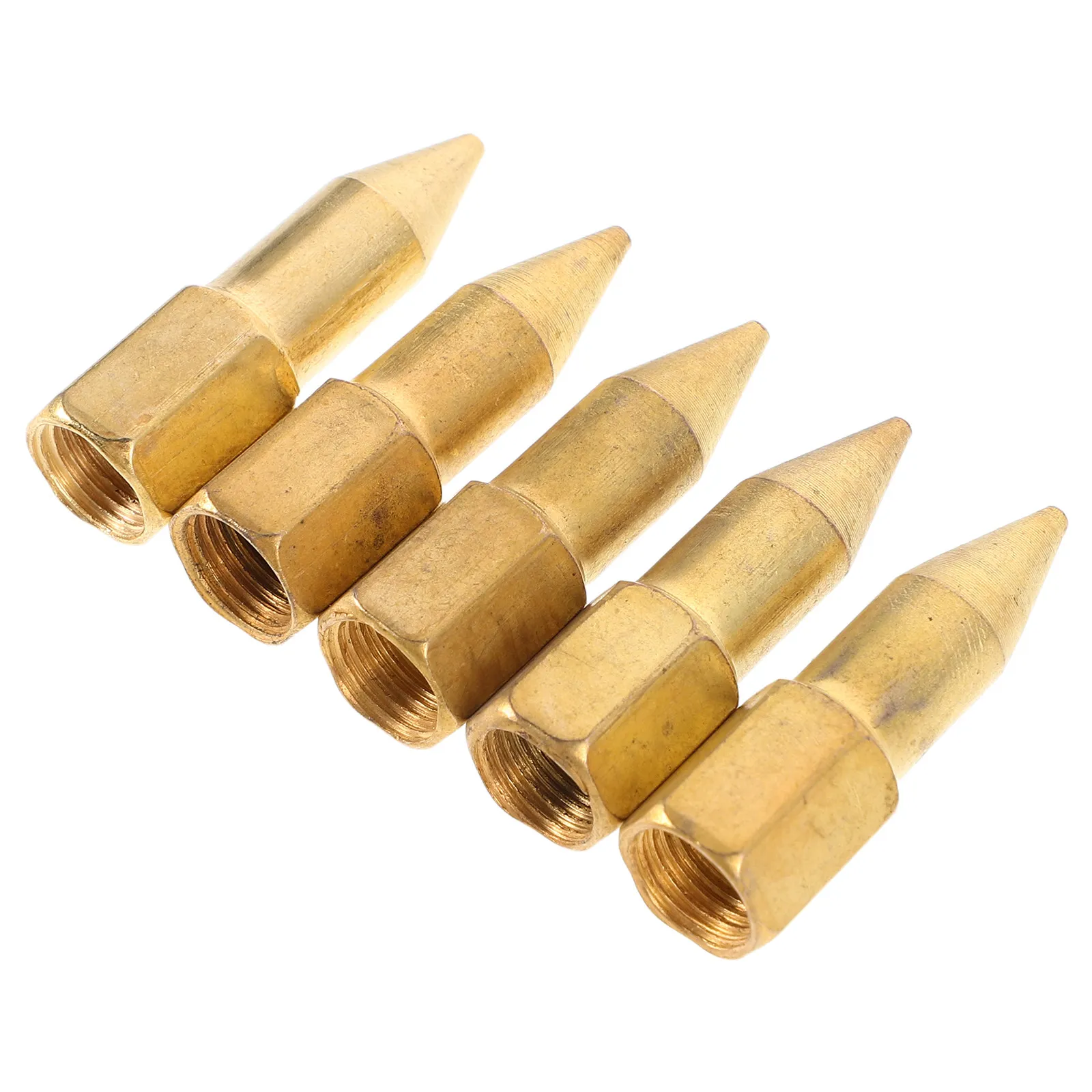 

Набор из 5 медных насадок для смазочного пистолета, удлиненные металлические сменные наконечники для точной смазки труднодоступных мест, распылитель смазки