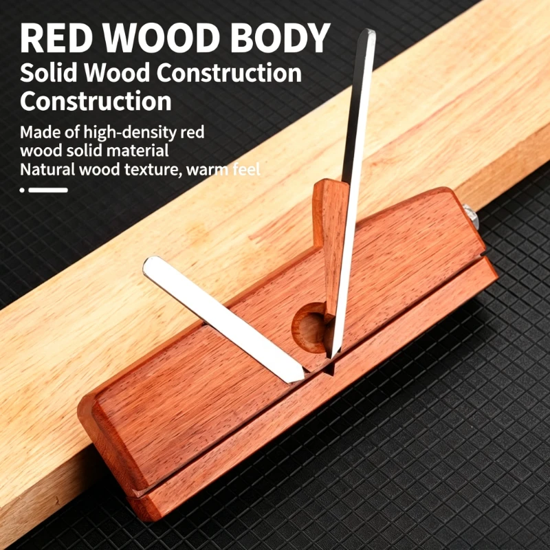 New Single Line Groove Hand Plane Draw Shave Woodworking Hand Planer for Edge Trimming Grooving DIY Wood Craft Processing Tool