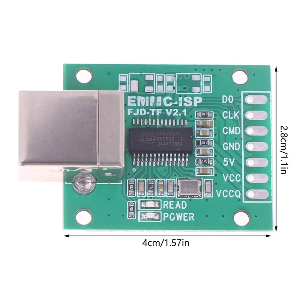 Mobile Phone Repair Flash Device USB B Type AU6438BS for Unlock with EMMC ISP Tool DIY Assembly with Soldering