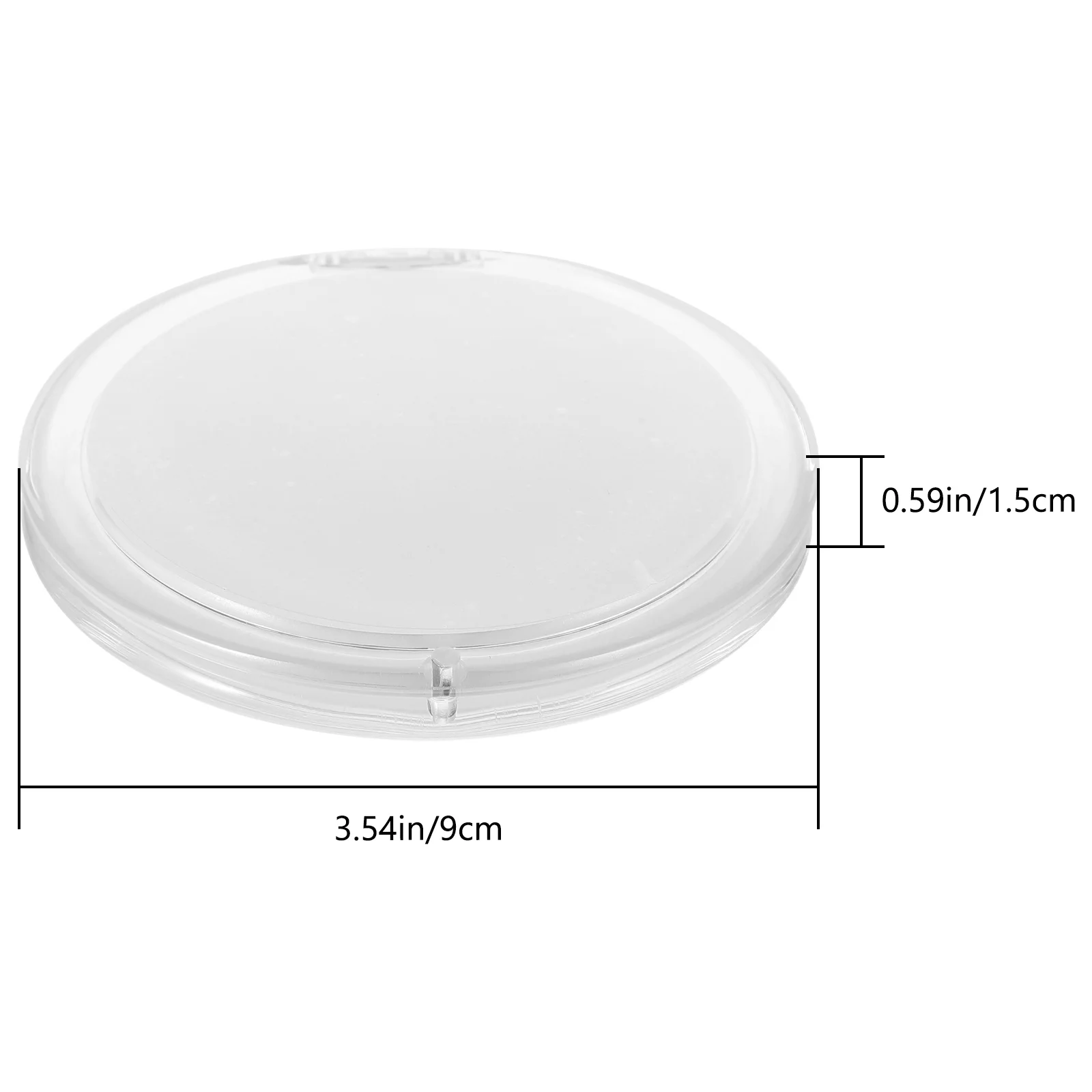 Mini Folding Makeup Mirror 10X Double-Sided Compact Mirror Lightweight Portable for Purse Handbag Travel