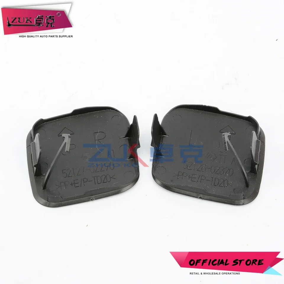 ZUK For Toyota Corolla Altis Sedan E150 2010 2011 2012 2013 Front Bumper Towing Hook Cover Lid Unpainted Trailer Eye Cap Lid