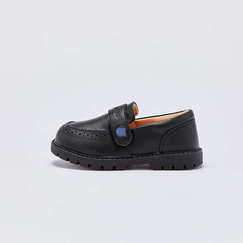 Dave Bella New Girls Leather Shoes Casual Girl Autumn Kids Black Shoes Children's Toddler Princess Shoes DB3236591