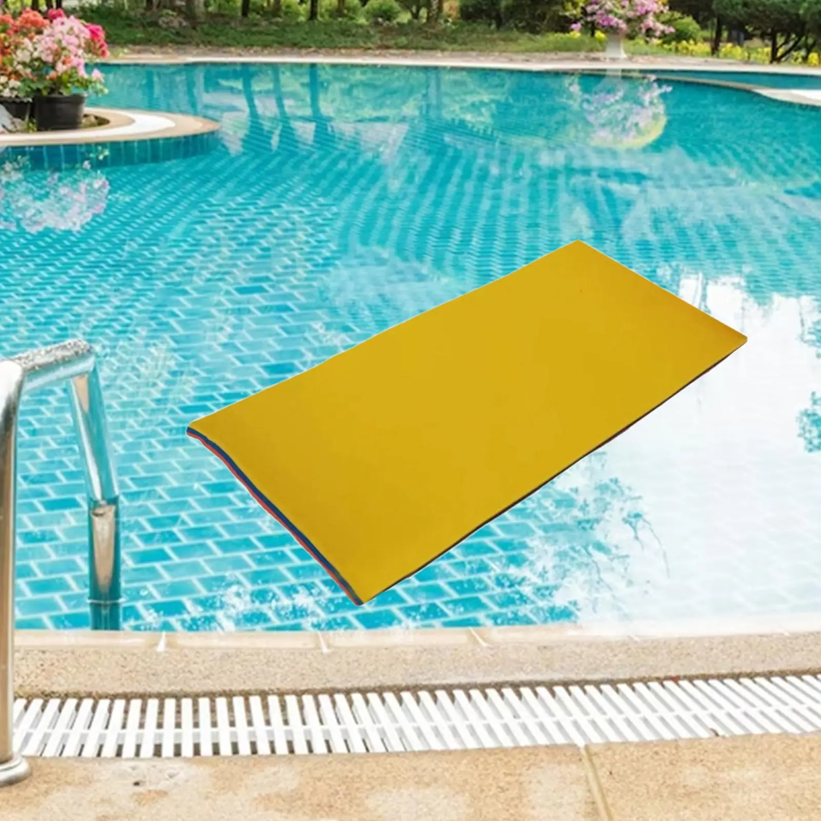 Colchoneta Inflable para Agua, Colchón de Espuma XPE Acolchado, Manta Plegable para Piscina, Playa, Picnic y Camping