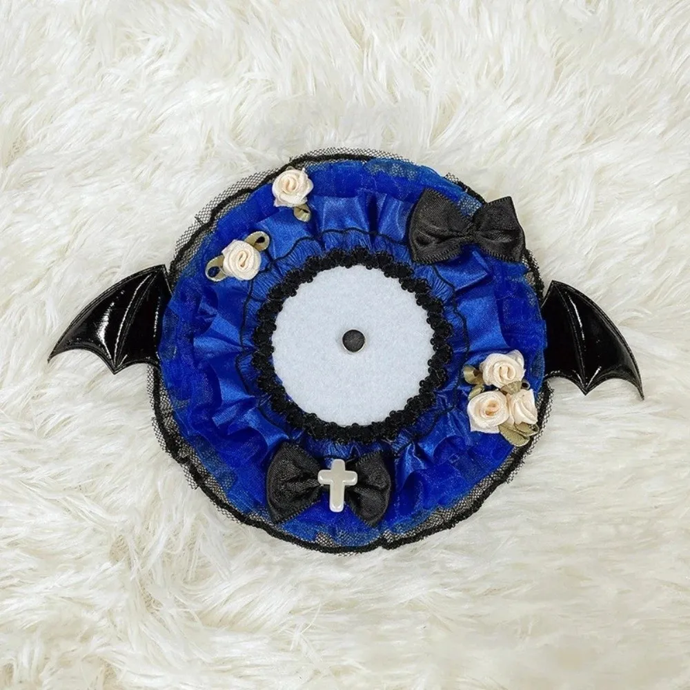 Bow Magnetic Anime Badge Holder Rose Wings Pins Display Base Chain Violin Love Heart Badge Frame Pendant 55-75mm Badge Display