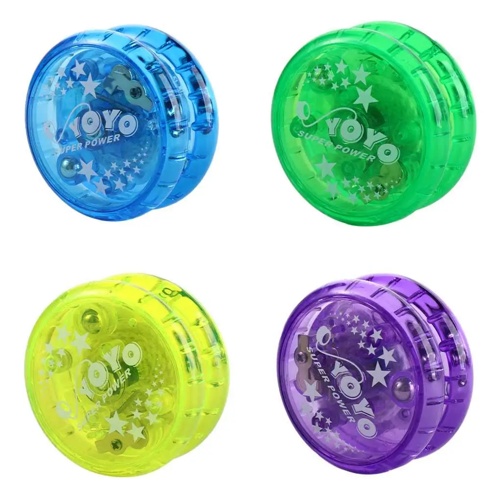 Children Gift High-speed Yoyo Ball Luminous Responsive Flashing YoYo LED Light Brain Game YoYo Toy Classic Toy
