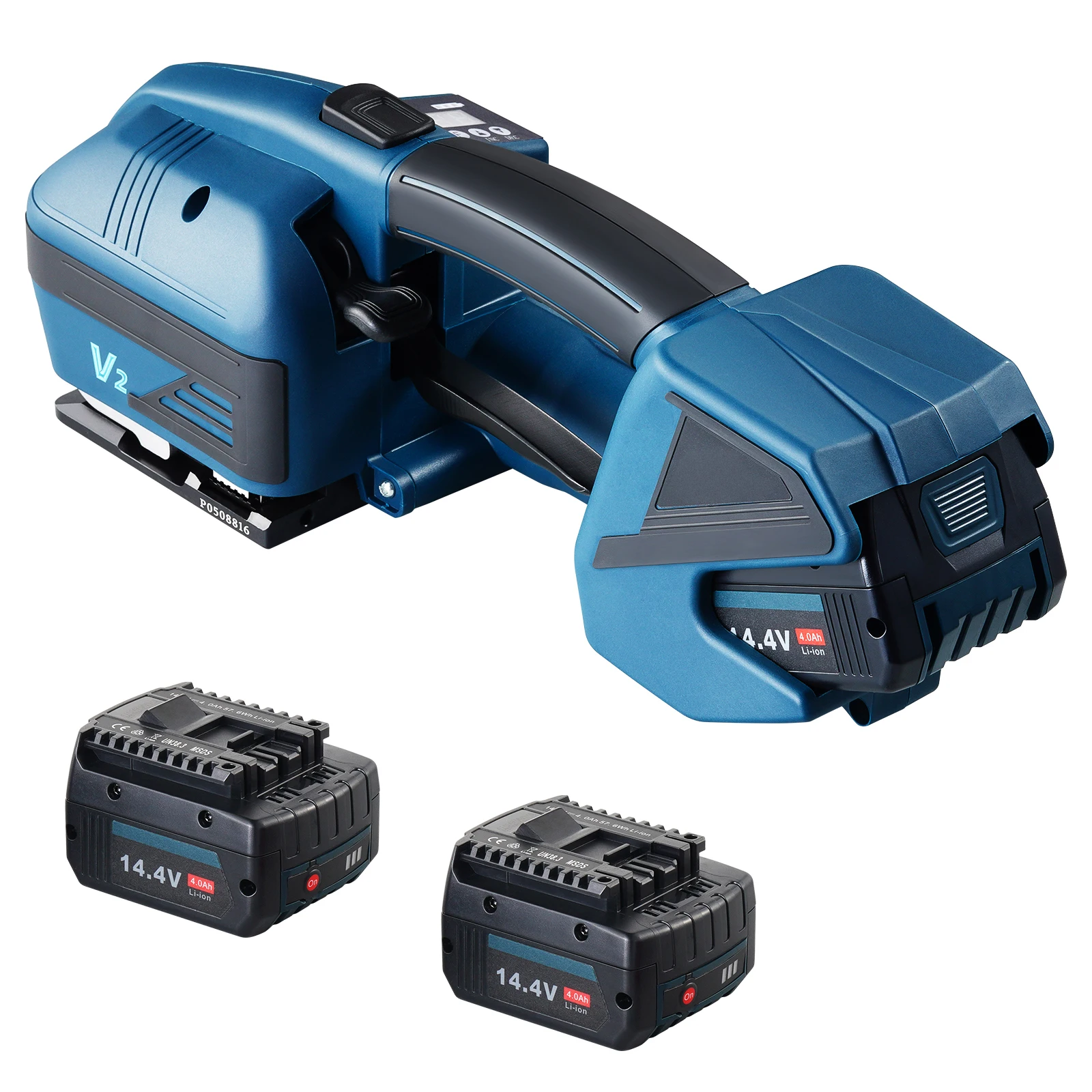 ماكينة الربط الكهربائية SucceBuy أداة ربط أوتوماتيكية تعمل بالبطارية المحمولة لصندوق تعبئة الأشرطة PP PET مقاس 0.35 بوصة-0.63 بوصة