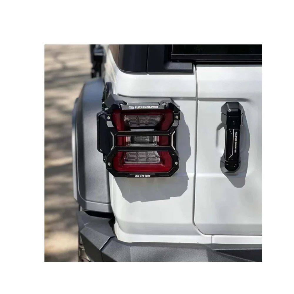 

Black Aluminum Alloy Led Taillight Cover for jp for wrangler JL 2018+ F2009