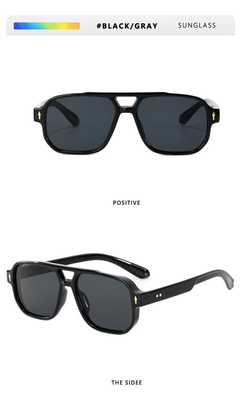 2025 Vintage-Sonnenbrillen für Herren, modische Sonnenbrillen, Oculos-Brillen, Dropshipping, Gafas Lentes Lunette Okulary Zonnebril Occhiali – Detail 18