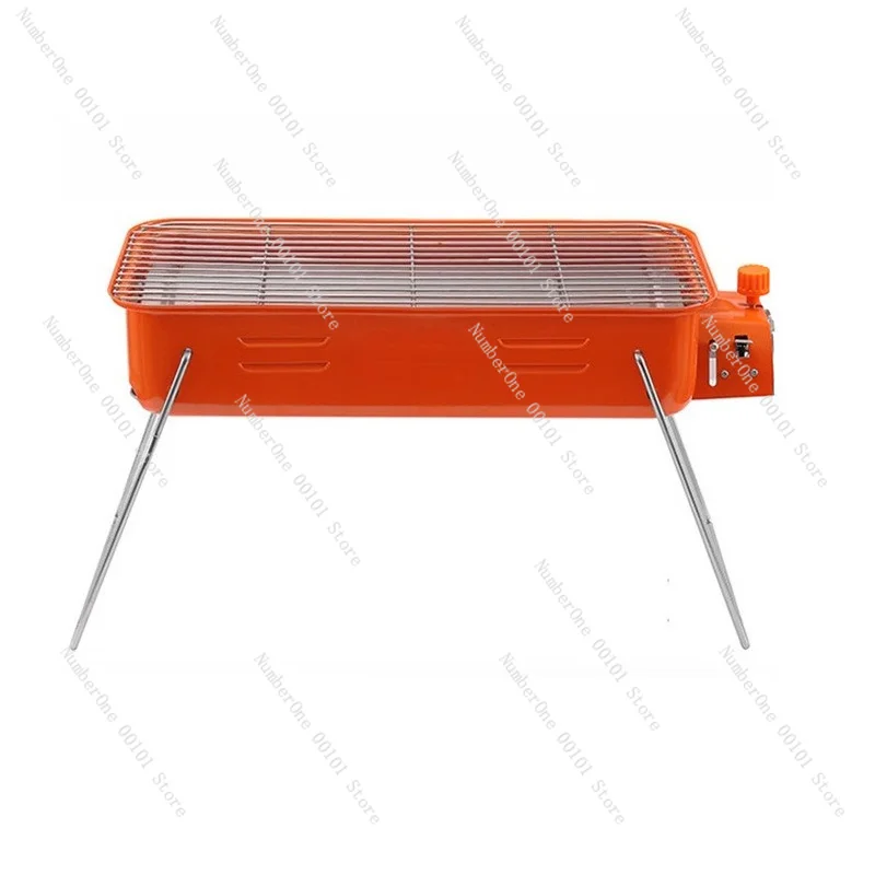 Split Portable Cassette Gas Stove Outdoor Camping BBQ Grill Picnic Wilderness Barbecue Cooking Equipment