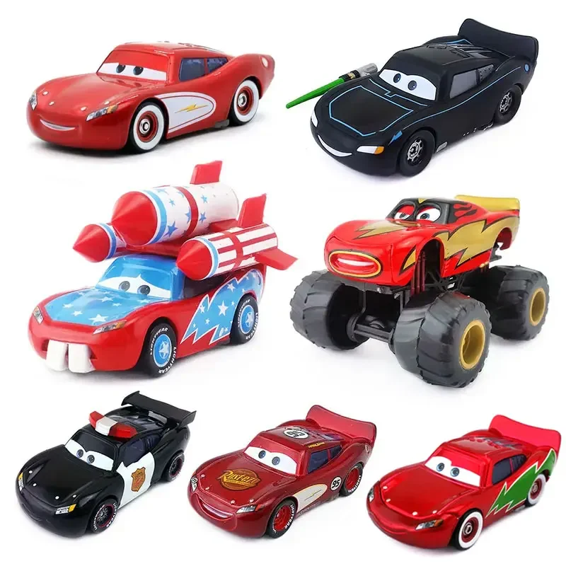 Disney Pixar Cars lightning McQueen Mater Jackson Storm Ramirez 1:55 Diecast Metal Alloy car Kid Toys Christmas Gift