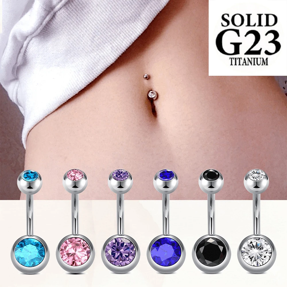 Body Jewelry Internally Threaded - 1 шт. титановое кольцо для пирсинга