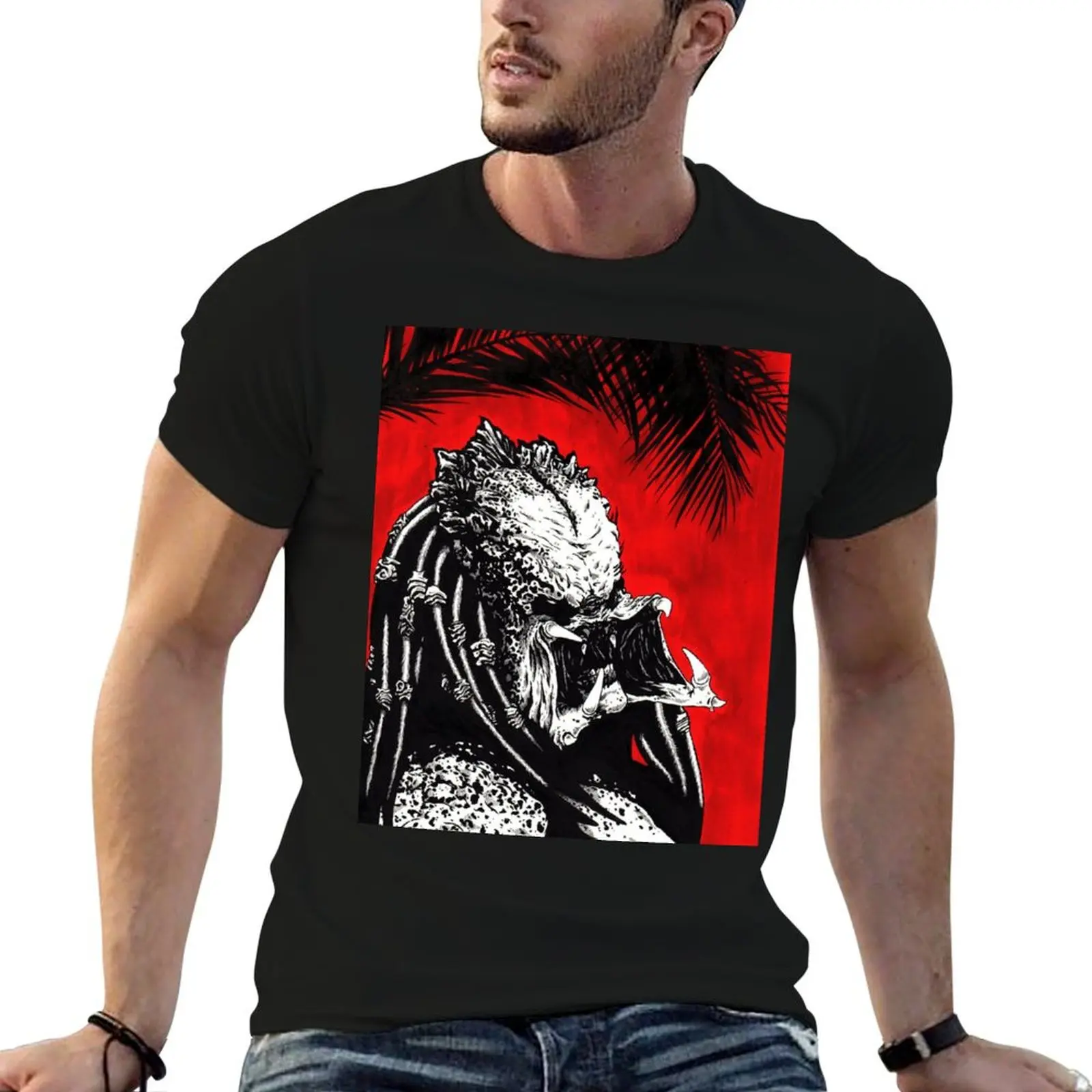 T-shirt Persistent Space Hunter, haut à manches courtes avec motif graphique élégant