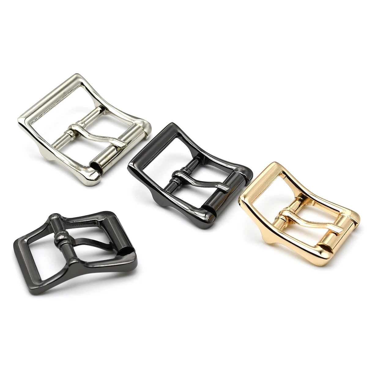 1 Piece Roller Buckle Bag Strap Adjustable Buckle Tri Glider Pin Buckle Leather Craft Bag Parts Strap Webbing Accessories
