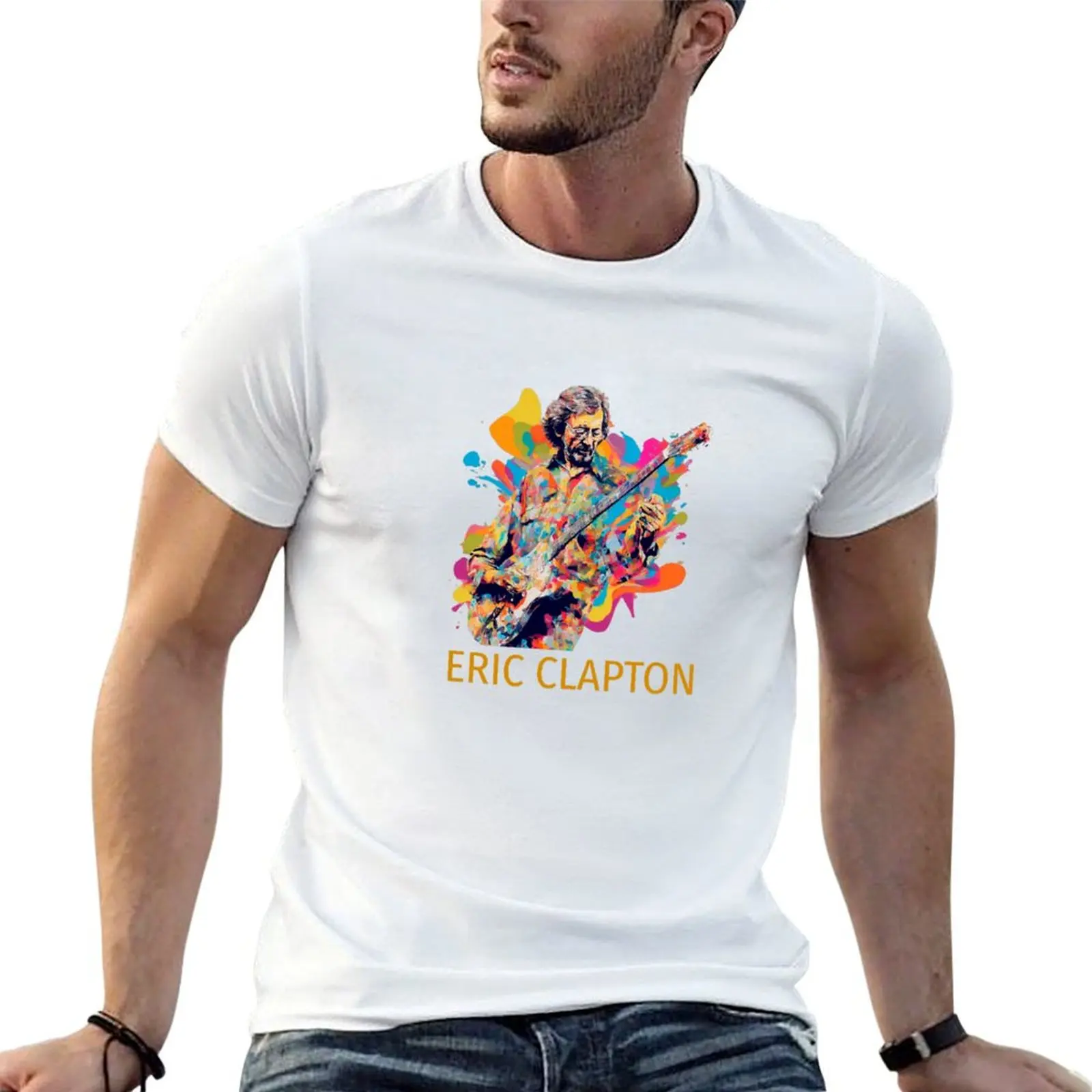 

Eric Clapton Rock and Blues Music Legend T-Shirt t shirt man luxury t shirt man casual T-Shirt