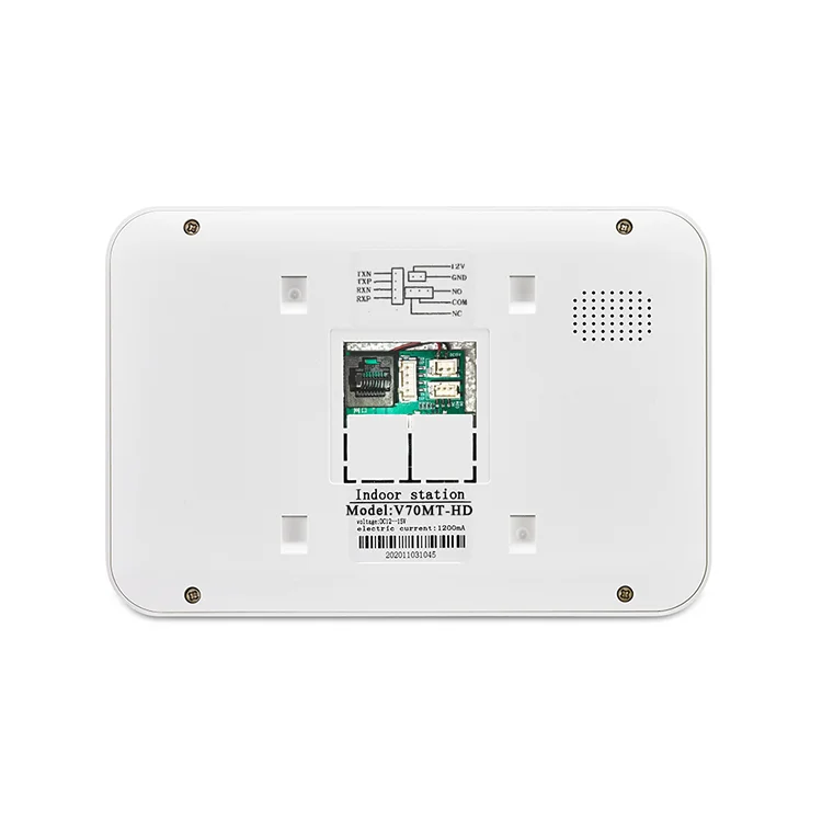 SmartYIBA Wifi Video Intercom  Tuya Smart HD IP Video Doorbell Touch Screen Mulit Language Menu Video Door Phone Kits