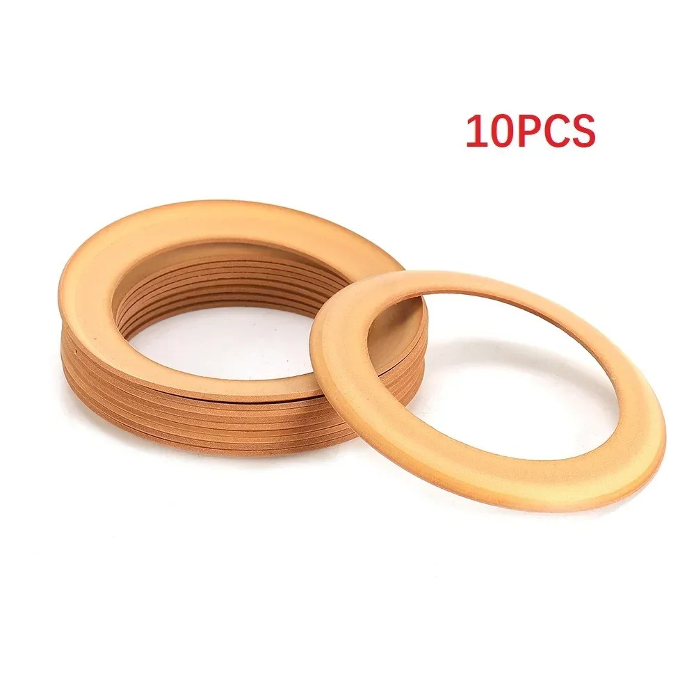 10pcs Pump Piston Rings Rubber Insulated For 1100w Oil-Free Silent  Air Compressor Accessories 48 X 68 X 1.0 Mm