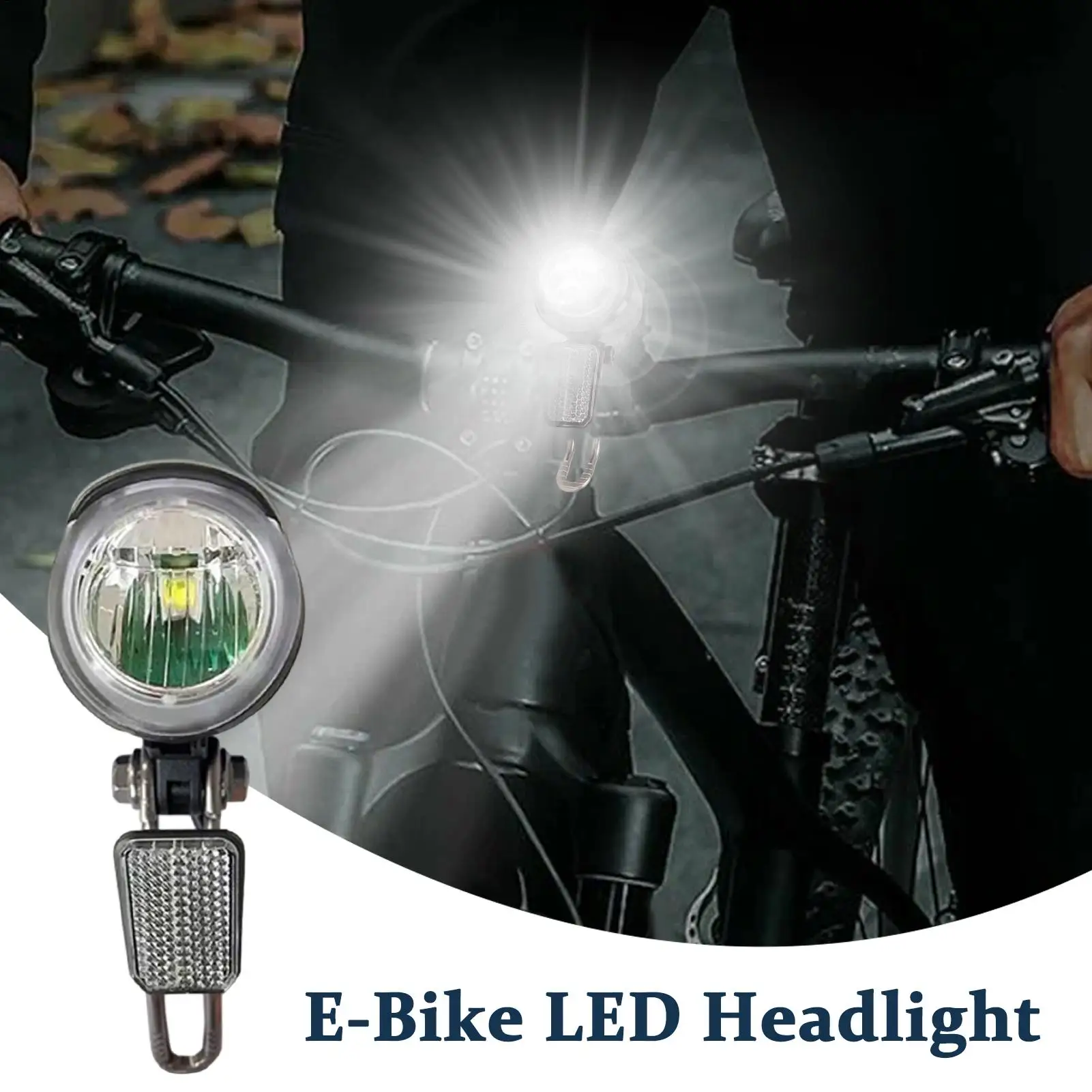 NEW HOT In Stock-Bicycle Modification Accessories 6V-60V Headlight Night Riding LED Lighting Night Riding Equipment/Waterproof C