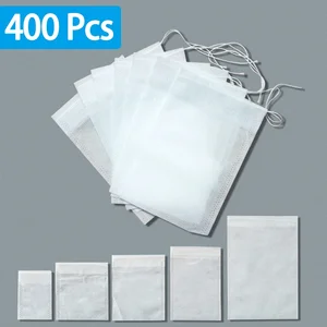 Senteded tea bags empty tea bags disposable with the rope heals the stamp filter role for the grass loose tools of tea kitchen accessories 8 Main Mate Sales - №4
