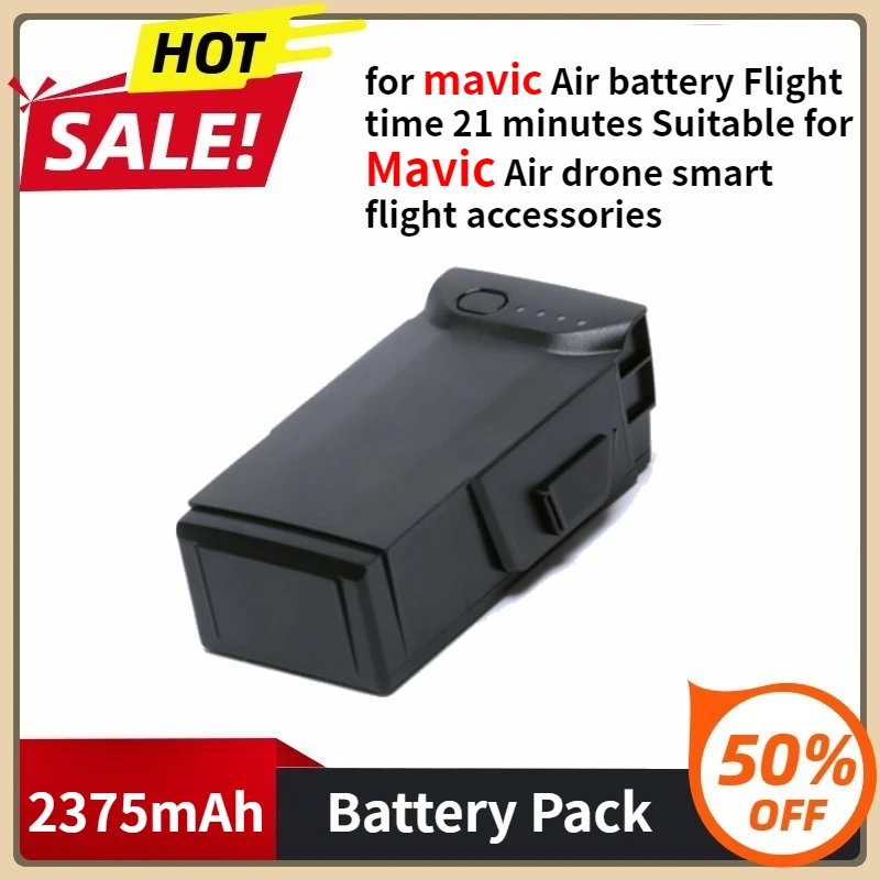 

For Mavic Air Battery Flight Time 21 Minutes Suitable for Mavic Air Drone Smart Flight Accessories Capacity 2375mAh Battery