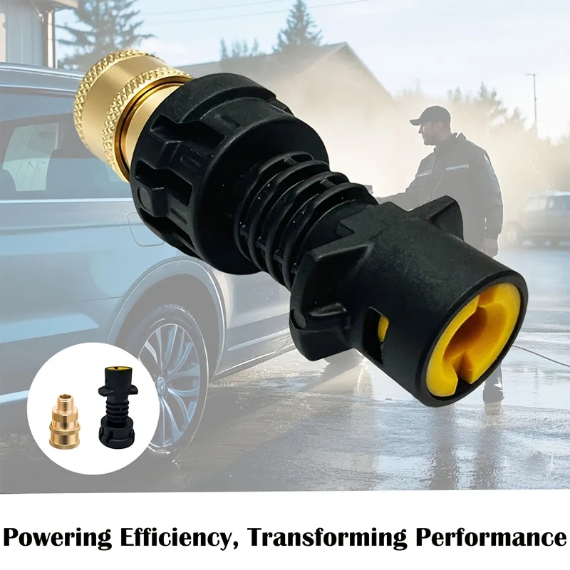 

New KARCHER High-Pressure Washer Adapter 1/4" Quick Connect Compatible with K2-K7, Stable, Leak-Proof & Durable