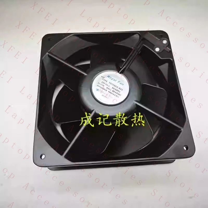 D  FOR ROYAL TR755DG-B43 AC 200V 32/31W 16CM High-Temperature-Resistant Cooling Fan
