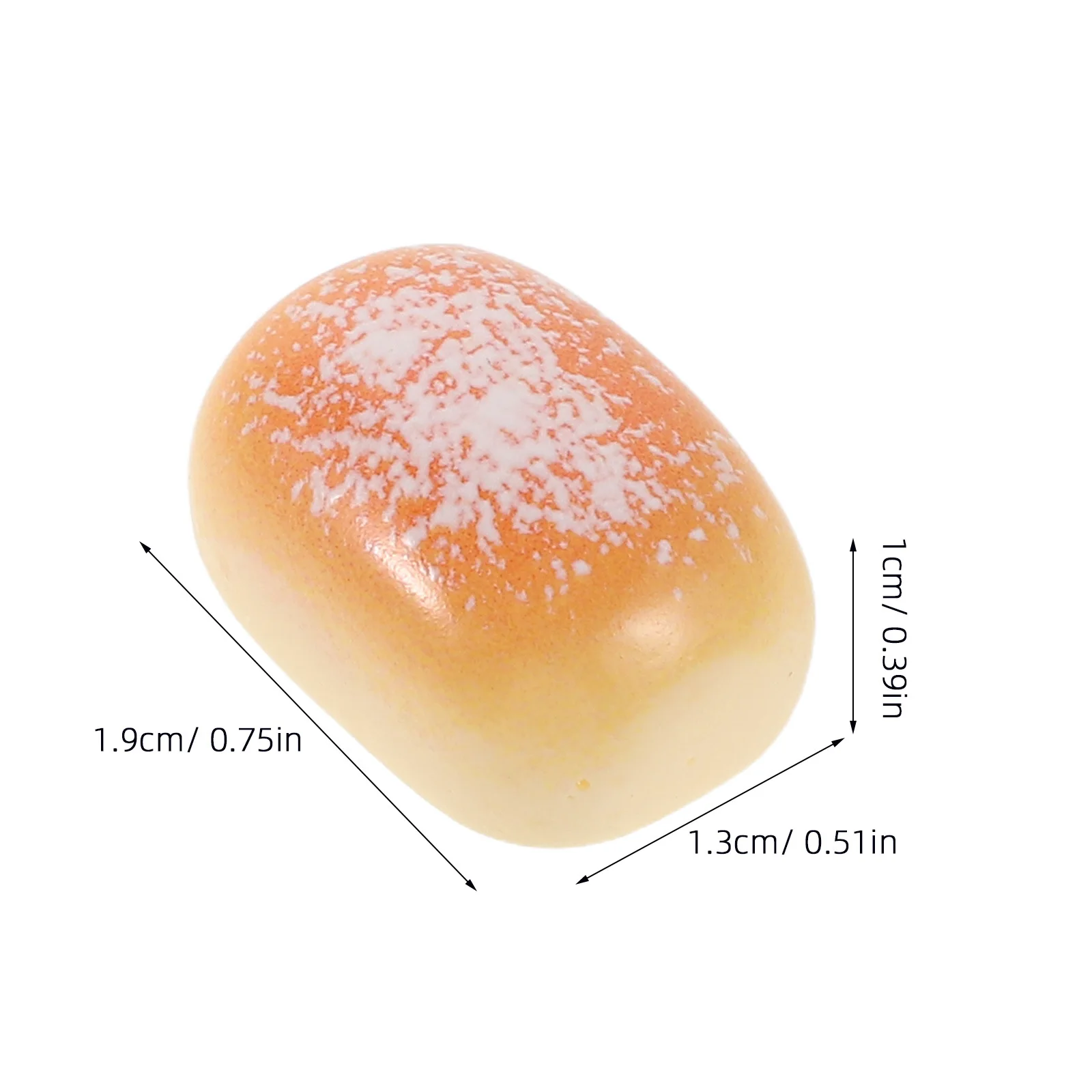 50 pçs mini pão decoração resina realista padaria pão para casa de bonecas decoração do bolo simulação adereços exibição alimentos em miniatura