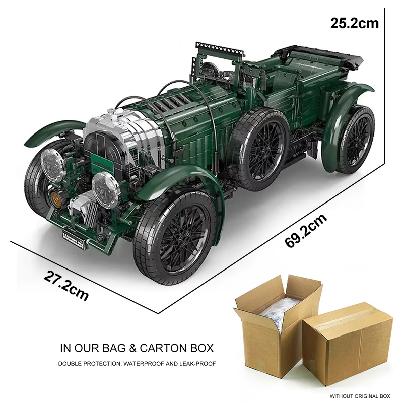 MOLD KING-ventilador de potencia de alta tecnología, modelo de coche de carreras 13191, bloques de construcción educativos, ladrillo, juguete MOC DIY para niños, regalo de Navidad