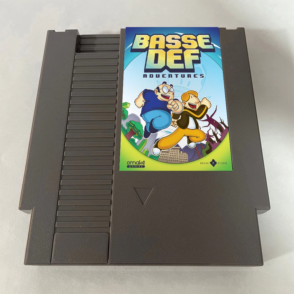 Basse Def Adventures-juegos NESMaker-un nuevo cartucho de juego NES, carrito de videojuegos de 8 bits y 72 pines para consola Nintendo NES