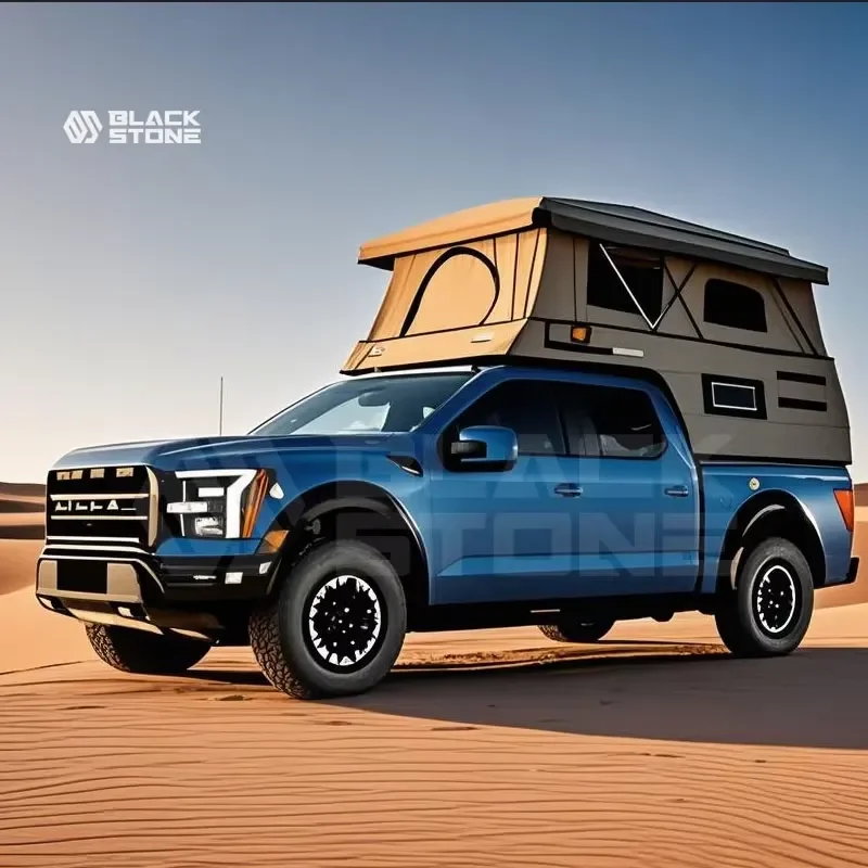 Pop up Camper for Pickup Truck 8ft Bed Van Conversion Custom Unit for Pickup Bed with Shower and Toilet