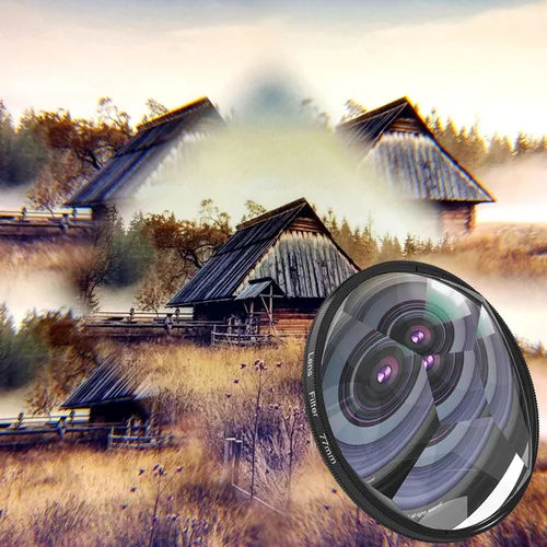 Imagen 2 del producto 58/62/67/72/77/82mm caleidoscopio prisma filtro giratorio efectos especiales accesorios de fotografía lente estrella filtro camara Variable