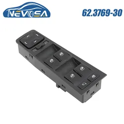 NEVOSA 62.3769-30 For LADA Vesta Electrical Car Master Power Window Switch Button White Night Light 8450031530 Front Driver Side