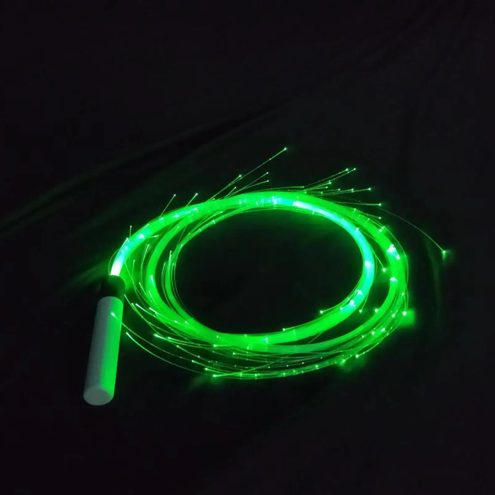 Colorful LED Fiber Optic Whip Light Reusable Battery Powered  Fiber Optic Glowing Whips For Lighting Show Dance Party Dancing