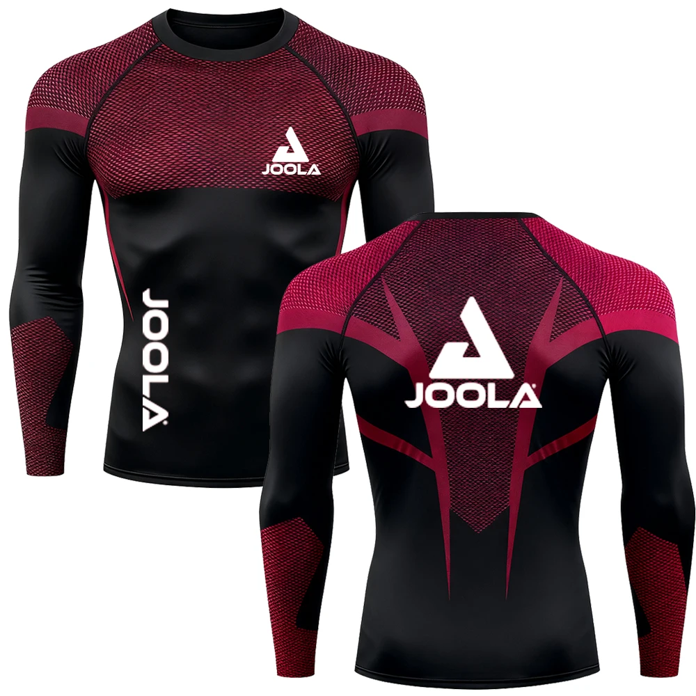 

JOOLA Men's Tight Fitness Shirt, Fast Drying Breathable Training Top, Running Stretch Compression Jacket