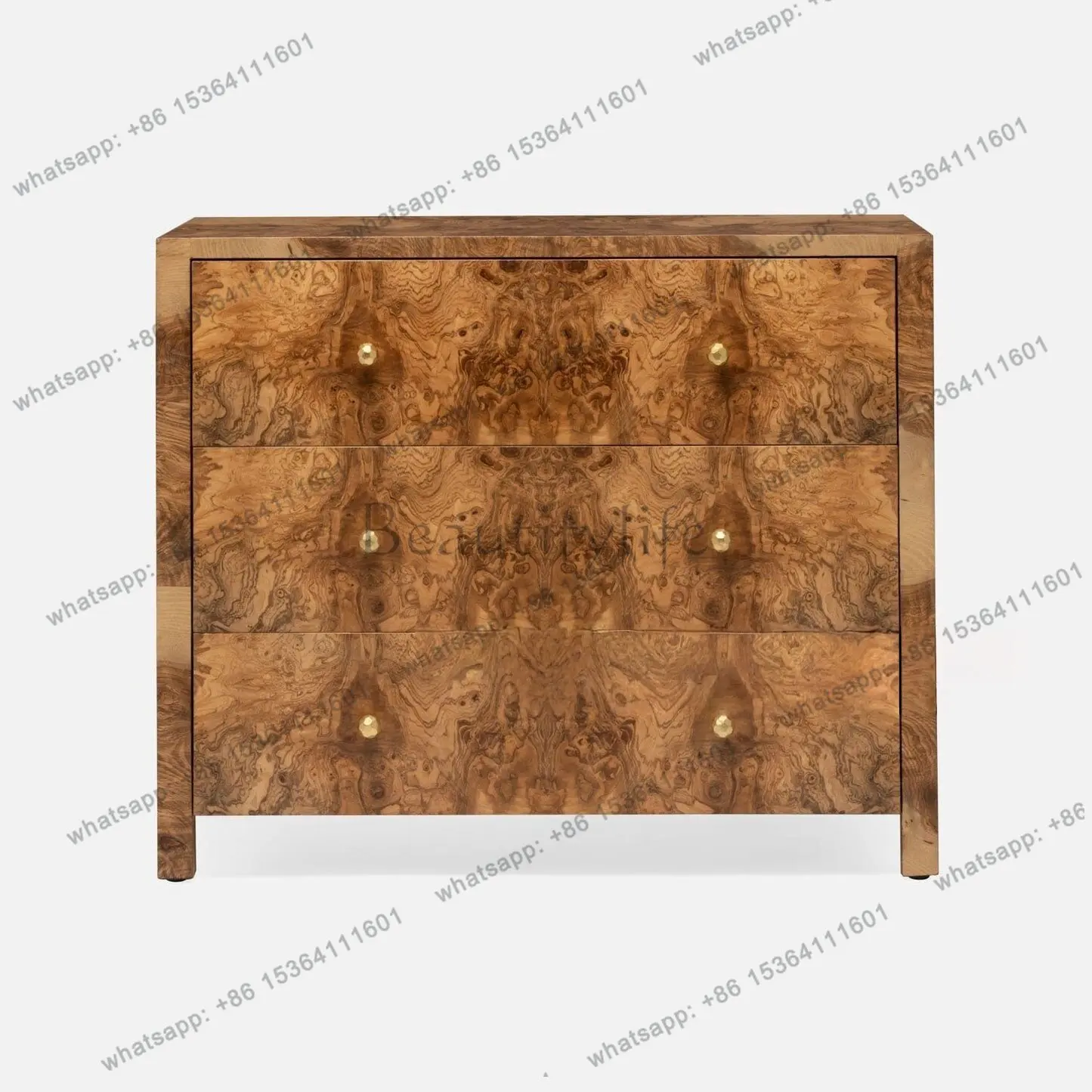 

Medieval solid wood six-chest cabinet bedroom storage retro tree tumor bark bedside storage drawer cabinet