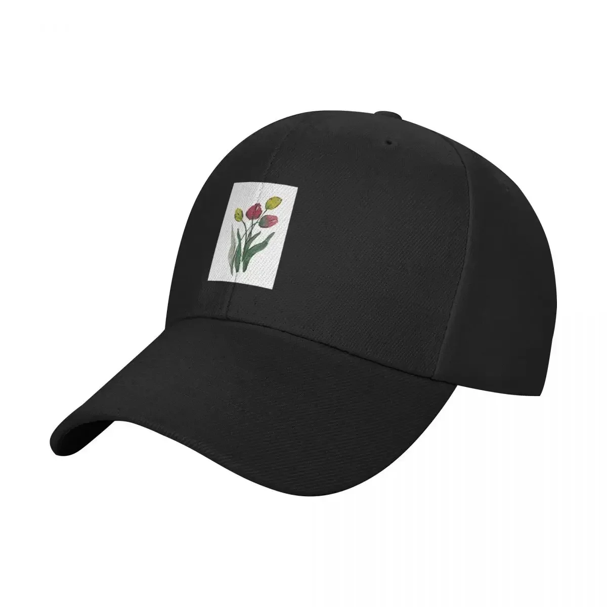 Watercolor tulips Baseball Cap Visor |-F-| Streetwear Women's Beach Outlet Men's