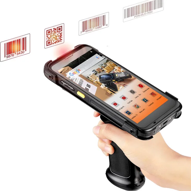ODM Rfid Pdas Logistic Android 13 Rugged Ip68 Pda Handheld 2D Barcode Reader Scanner UHF Fingerprint Industrial Pdas
