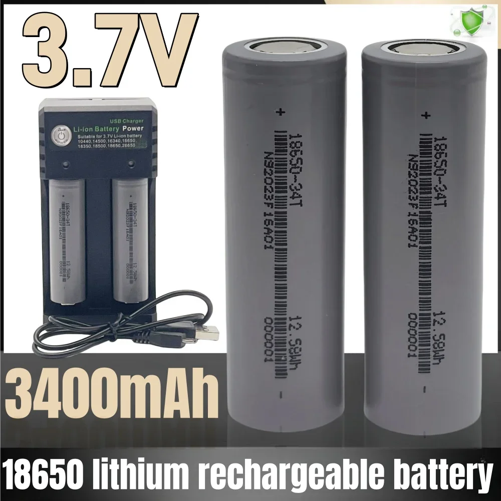 

3.7V 3400mAh 18650 Rechargeable Battery Li-ion Battery suitable for flashlight/toy/ect with Charger