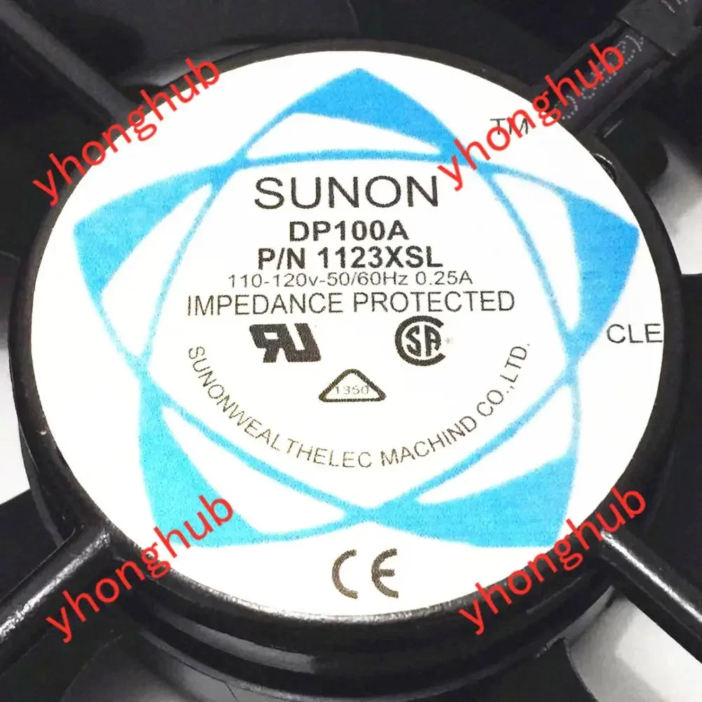 

SUNON DP100A P/N 1123XSL AC 110V 0.26A 120x120x38mm Вентилятор охлаждения сервера