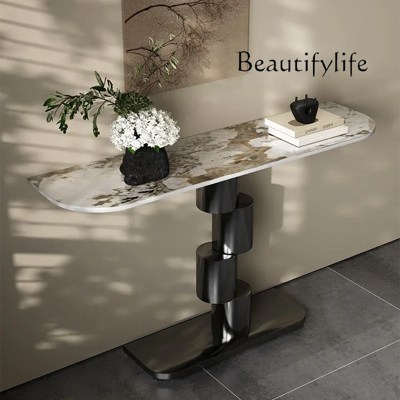 decoración Luxury Storage Corner Table Modern Simple Nordic Hallway Console Tables Senior Unique Muebles De Sala Living Room Fur