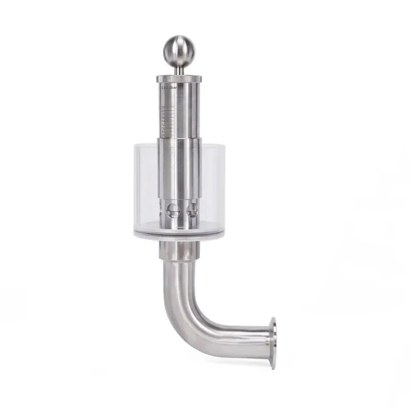 Manual Universal Stainless Steel Pressure Reducing Valve Regulator 1.5 Inch Port Size for Gas Emission Brewing Machinery